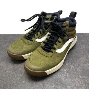 VANS UltraRange Exo Hi MTE Boots Moss Green Suede Shoes Men's US 6.5 Women's 8